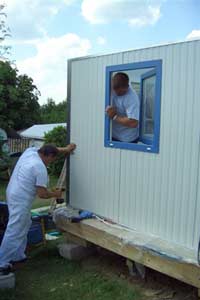 Montage eines Camps
